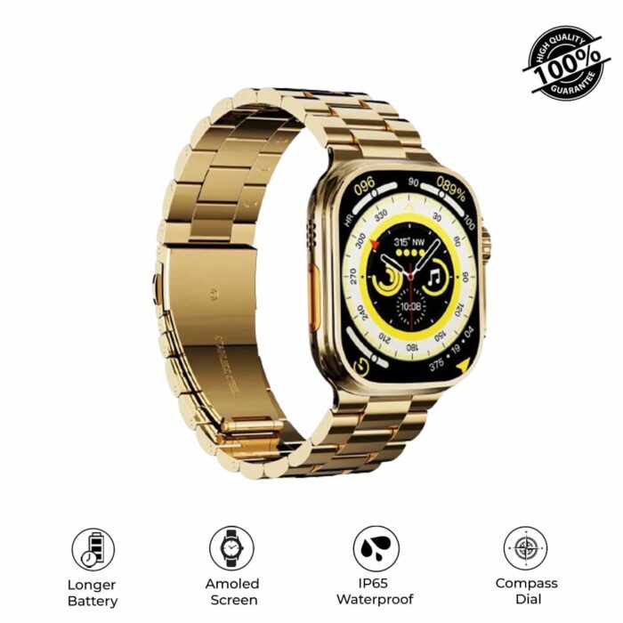 DT900 Ultra Gold Edition Smart Watch | 4scart.pk